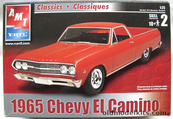 AMT 1/25 1965 Chevrolet El Camino - Stock / Custom / Drag, 31741 plastic model kit